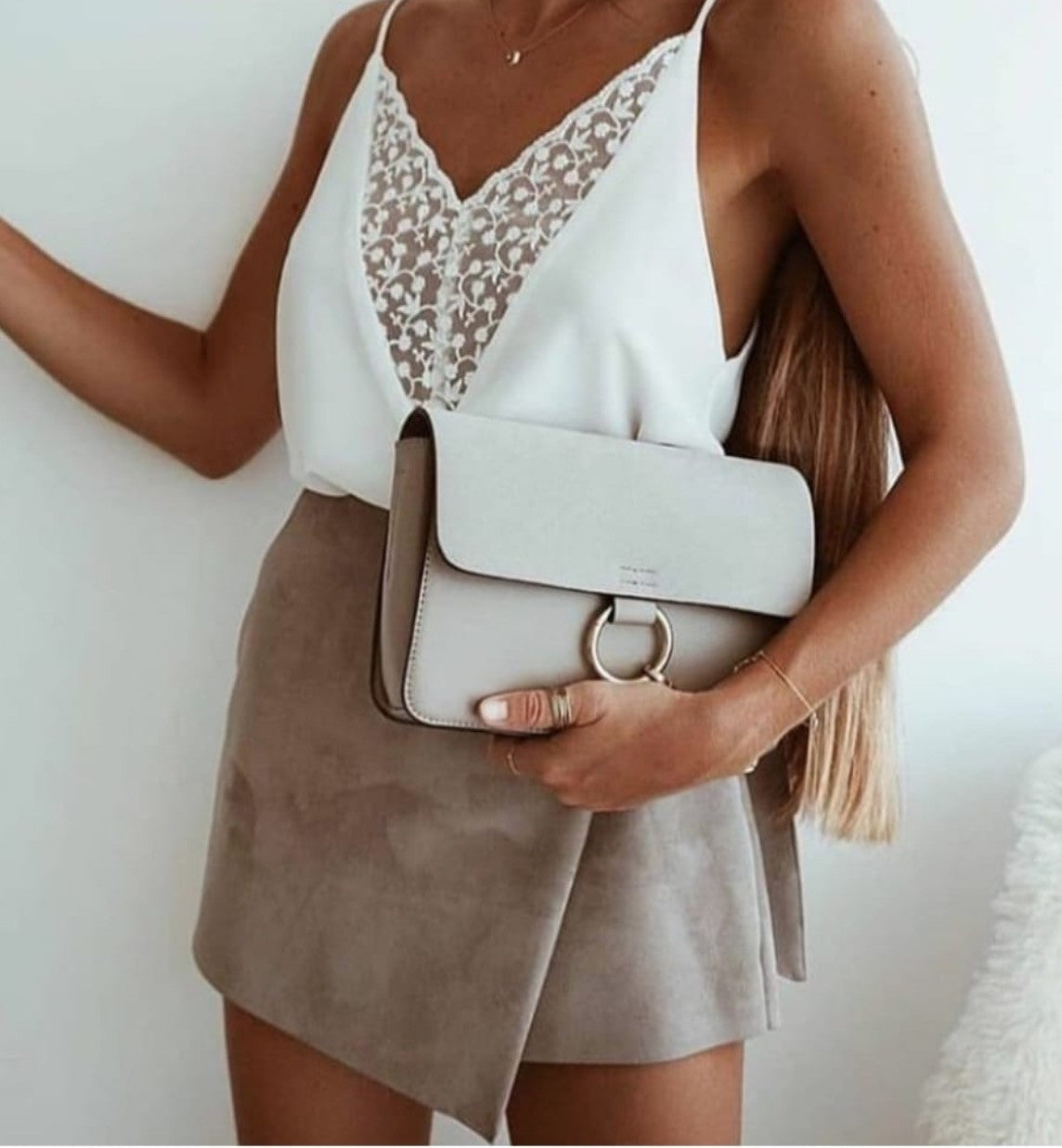 Panta-gonna scamosciata Kalia