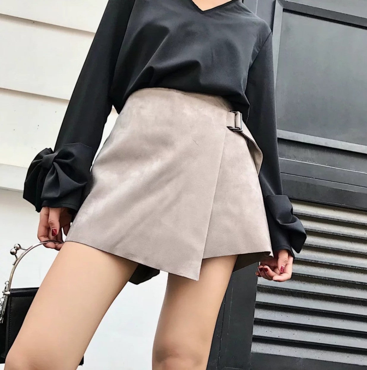 Panta-gonna scamosciata Kalia