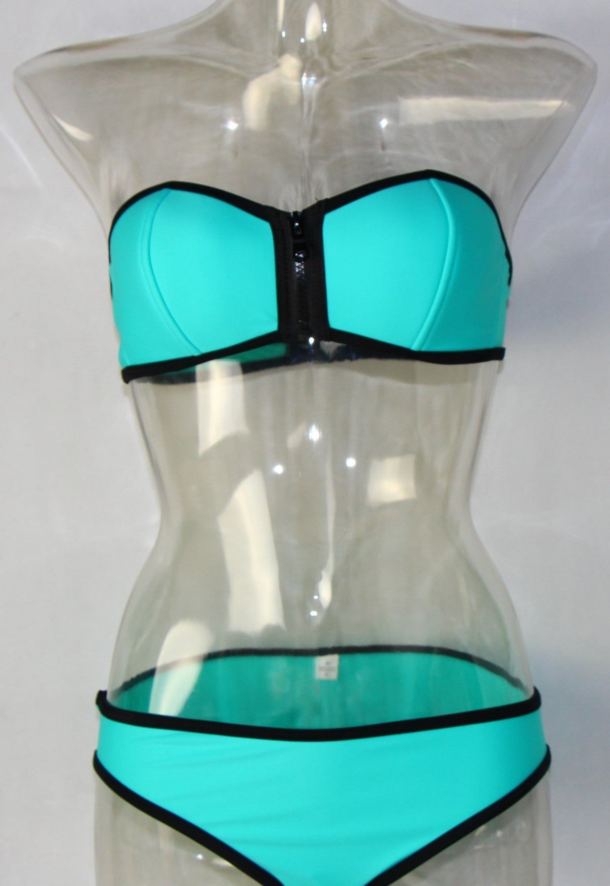 Bikini neoprene fascia azzurro sport acquatici piscina — Dream Shop