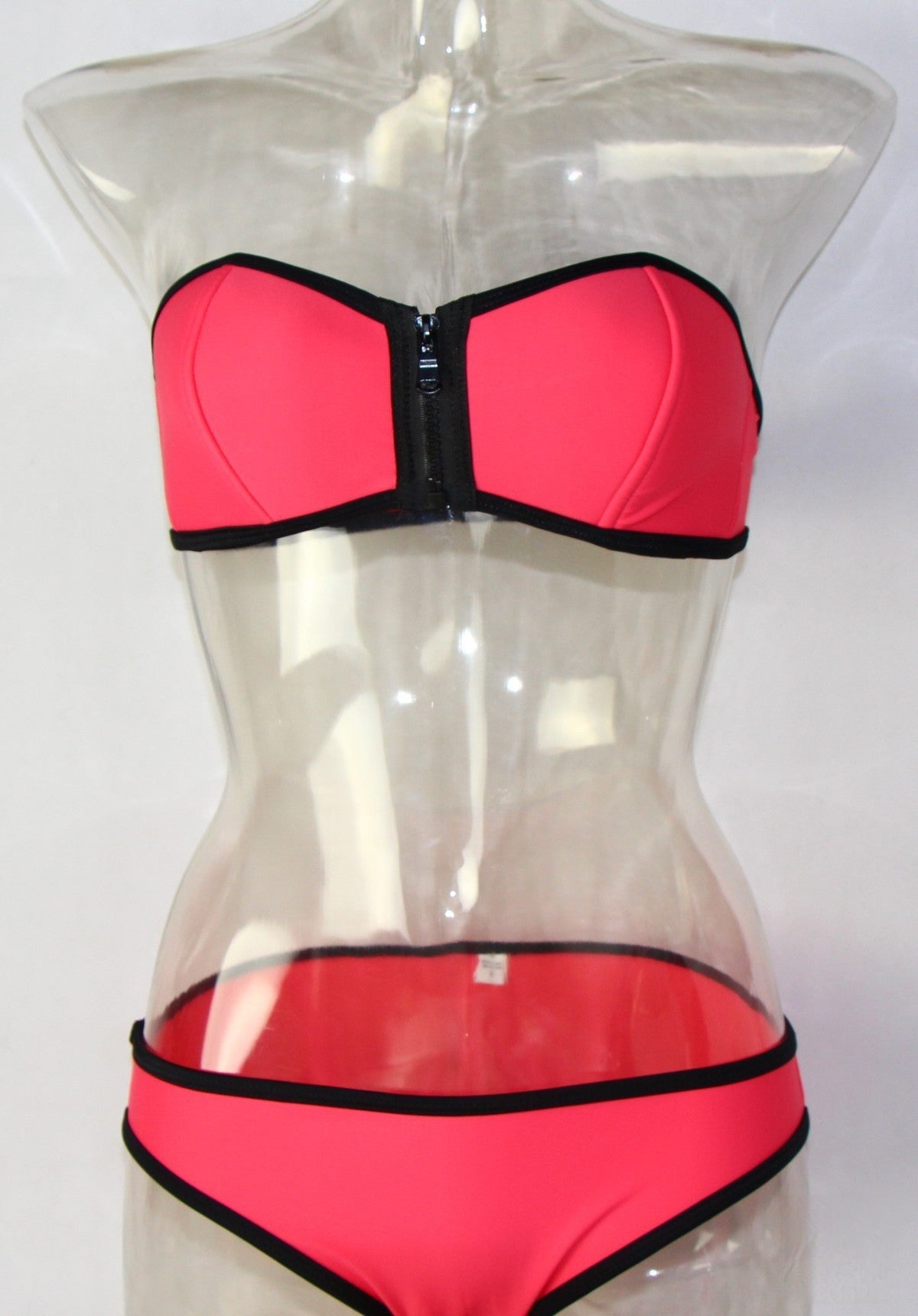 Bikini neoprene fascia rosso taglie S M L — Dream Shop
