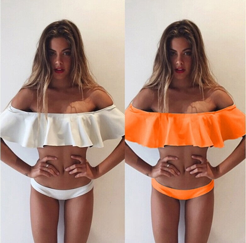 Bikini Rouges Off nero vista posteriore slip coordinato — Dream Shop