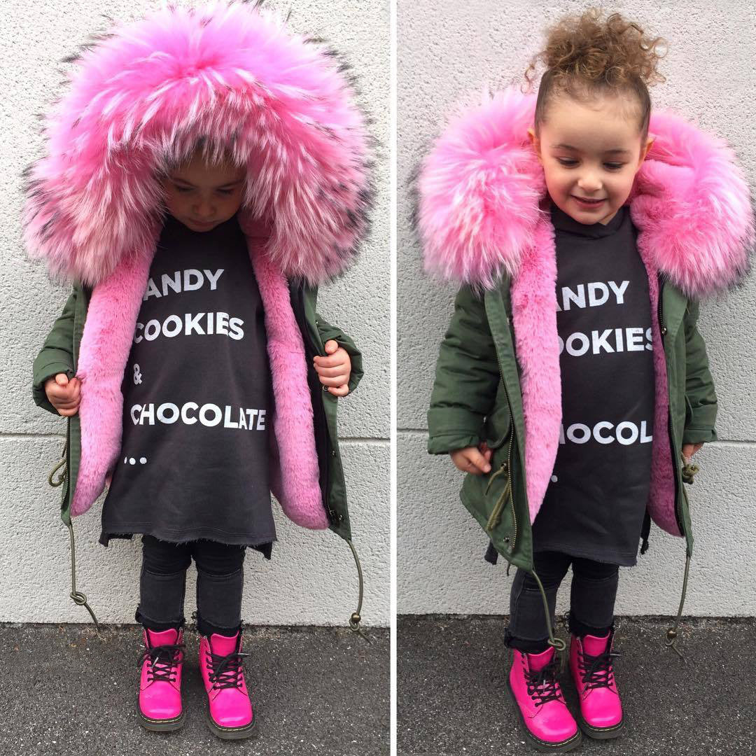 Parka baby color