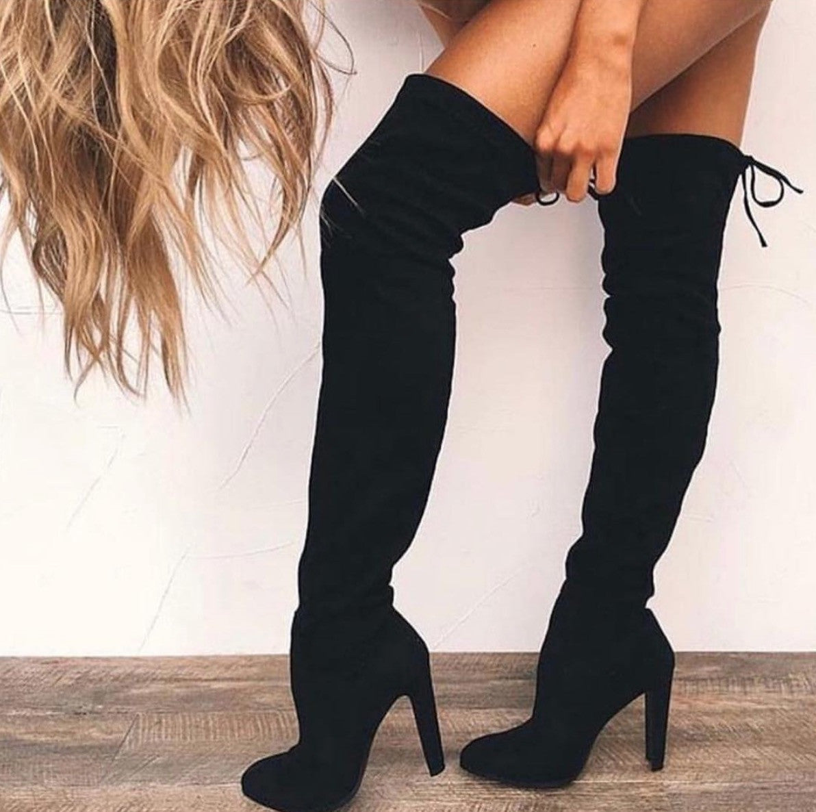 High boot h 54 cm heel 8 cm