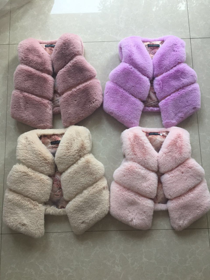 Smanicato bimba ecopelliccia Trejolie