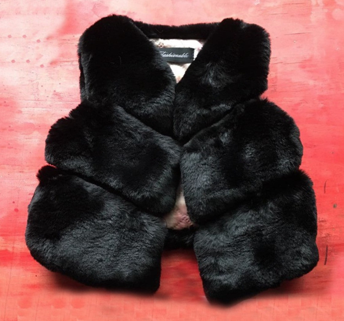 Smanicato bimba ecopelliccia Trejolie