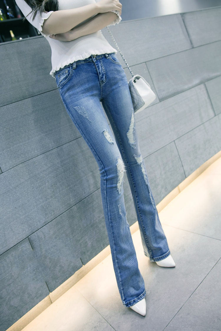 Jeans a zampa Beatrix