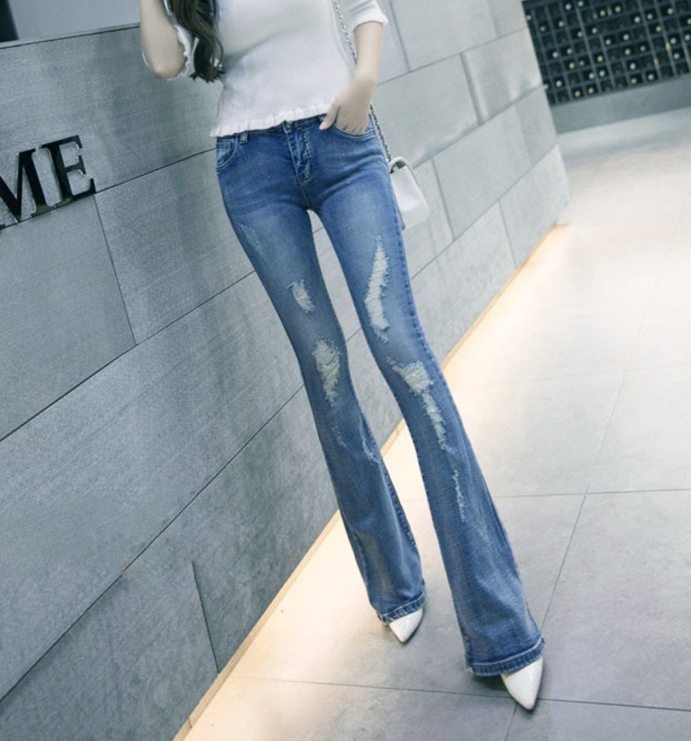 Jeans a zampa Beatrix