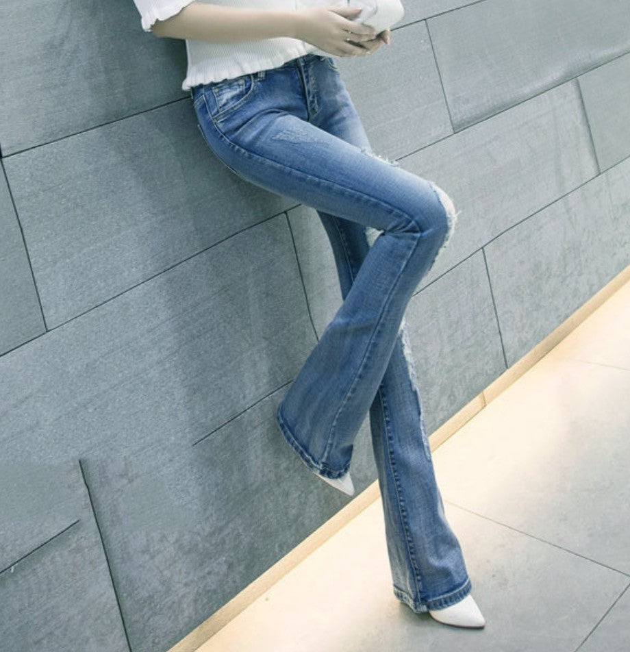 Jeans a zampa Beatrix