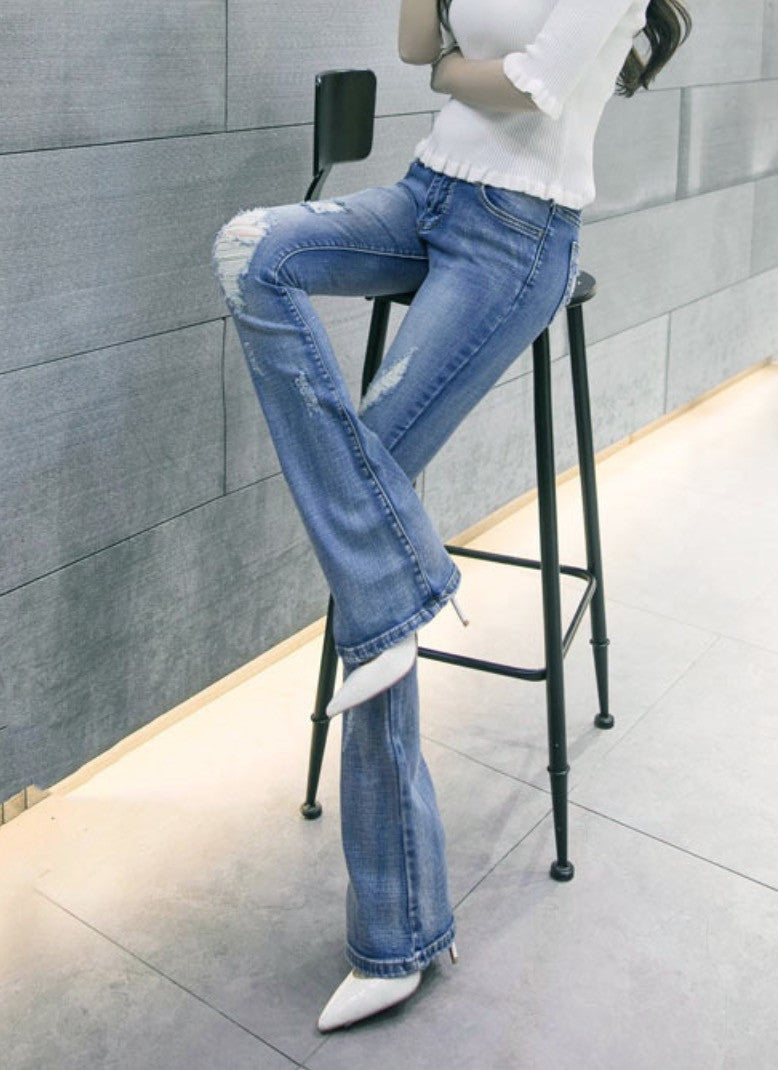 Jeans a zampa Beatrix