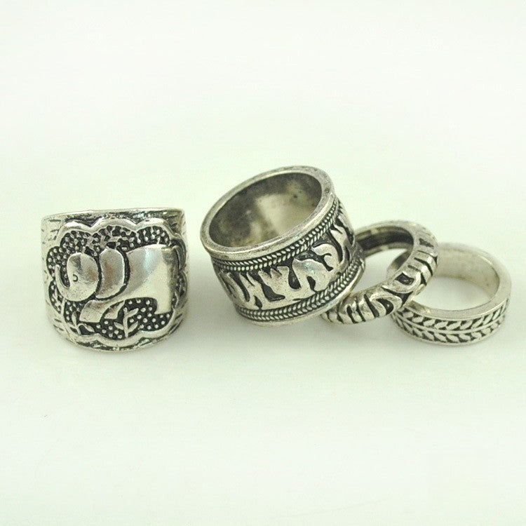 Set anelli Nepal - dettaglio anelli in metallo | Dream Shop