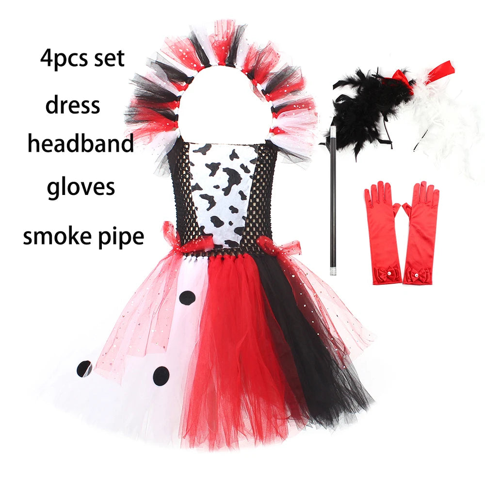 Costume dama dalmata bambina
Abito tutù glamour con guanti