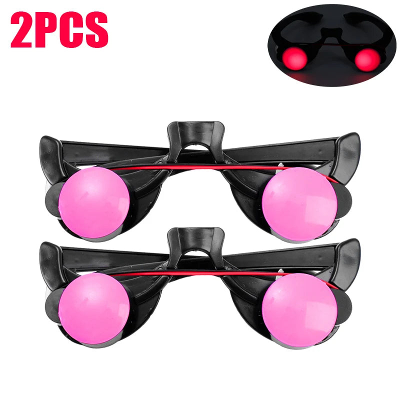 Occhiali LED luminosi Halloween
Occhi horror cosplay da festa