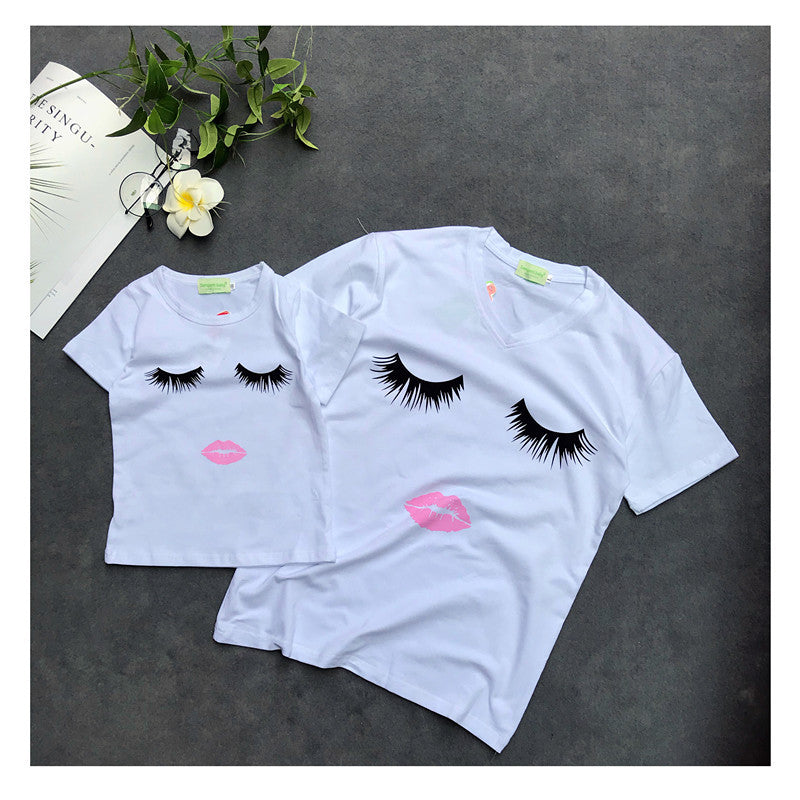 T-shirt eyelash