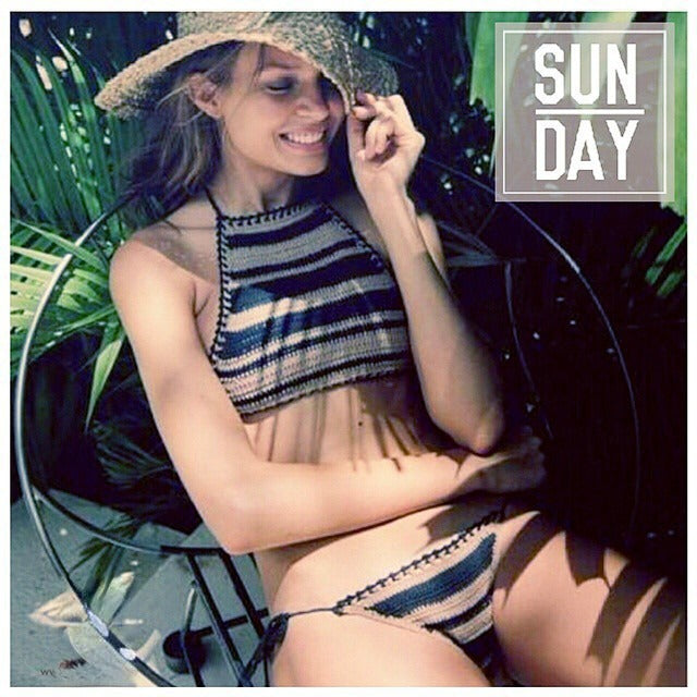 Bikini Uncinetto Selian giallo taglia unica donna — Dream Shop