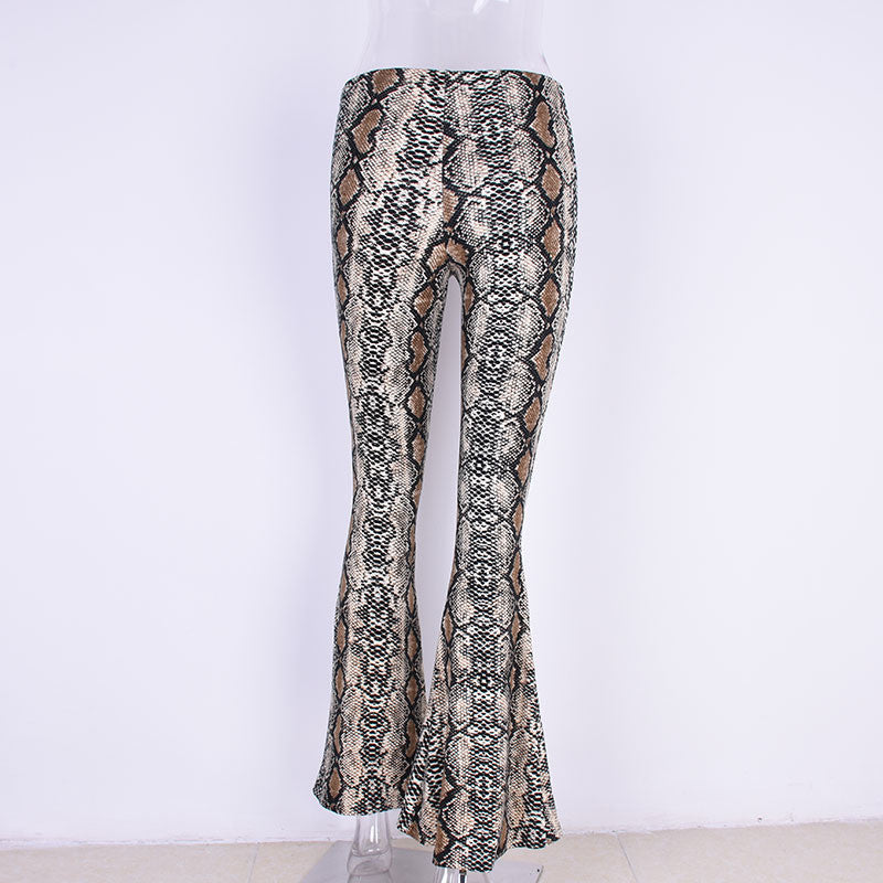 Pantalone a zampa pyton