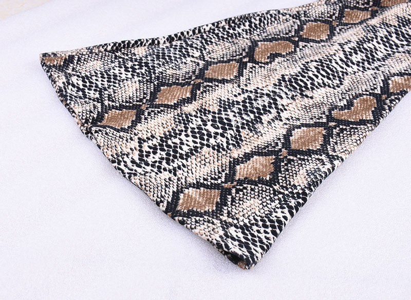 Pantalone a zampa pyton