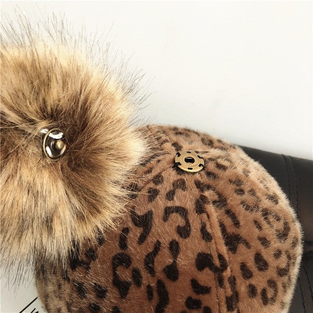 Cappellino visiera leopard