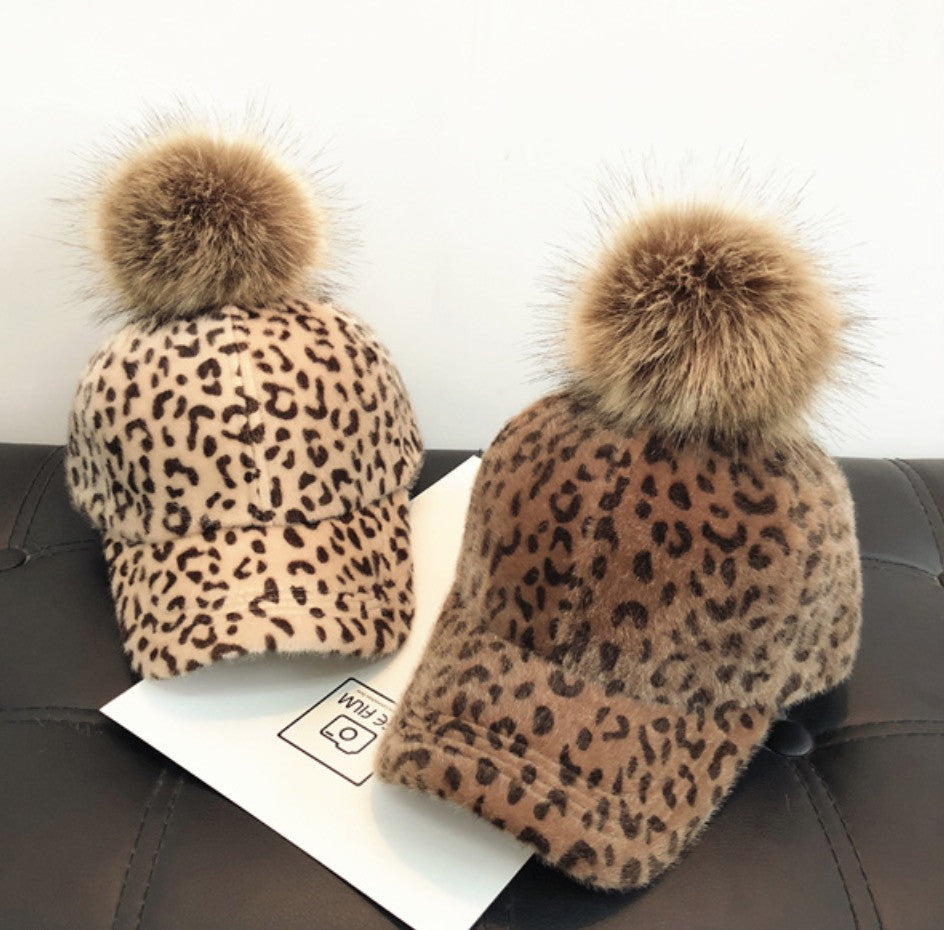 Cappellino visiera leopard