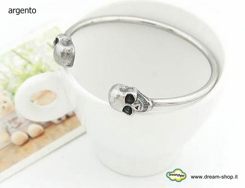 Double skull bracelet