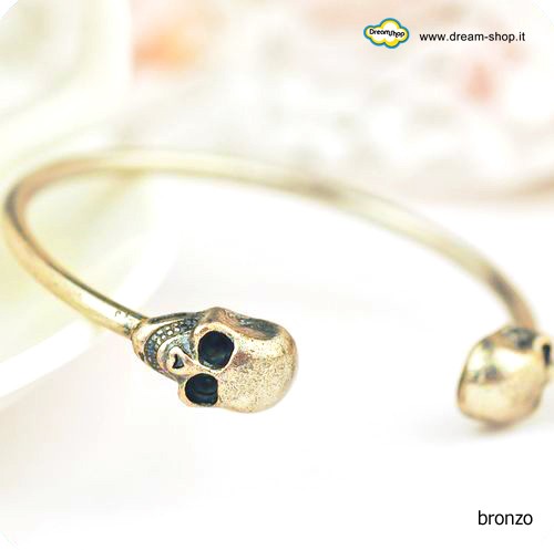 Double skull bracelet