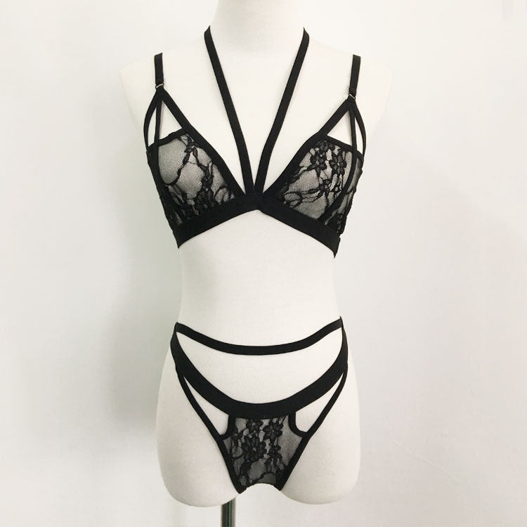 Completino Veruska dettaglio pizzo trasparente — Dream Shop