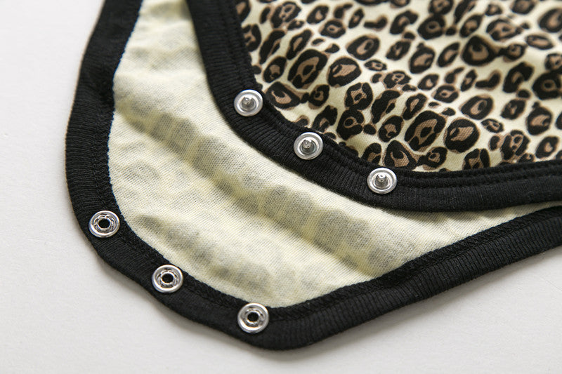 Body e cappellino leopard baby