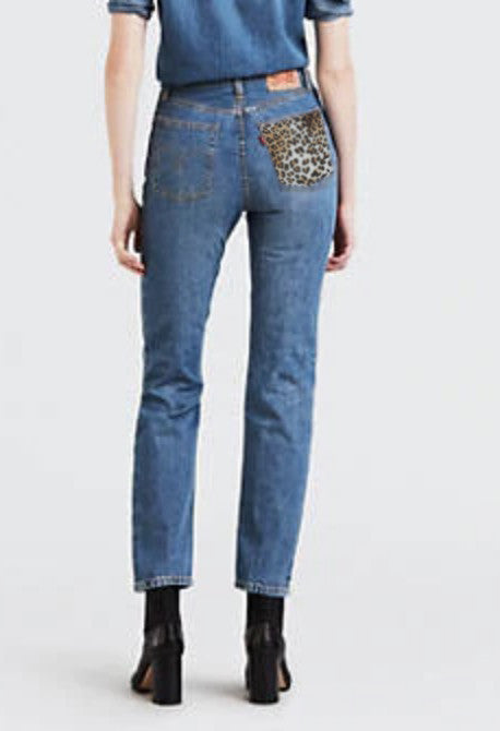 Levis 501 animalier pocket