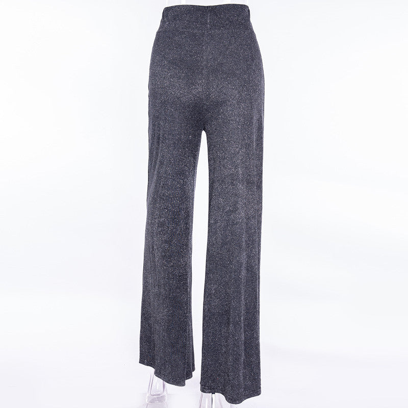 Lamè luxury pants