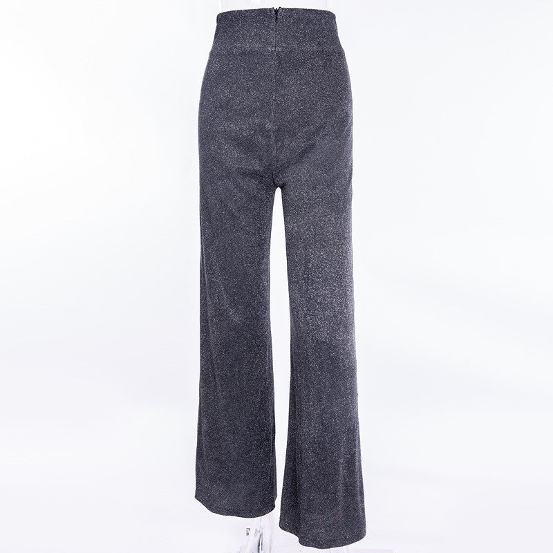 Lamè luxury pants