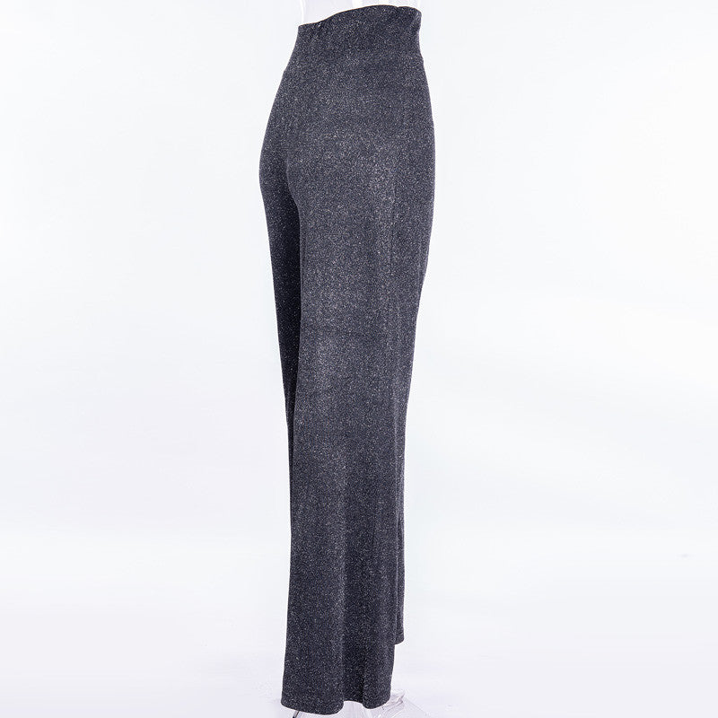 Lamè luxury pants