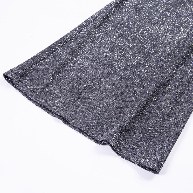 Lamè luxury pants