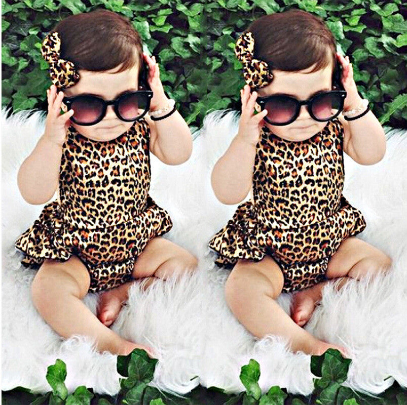 Baby vestitino leopard