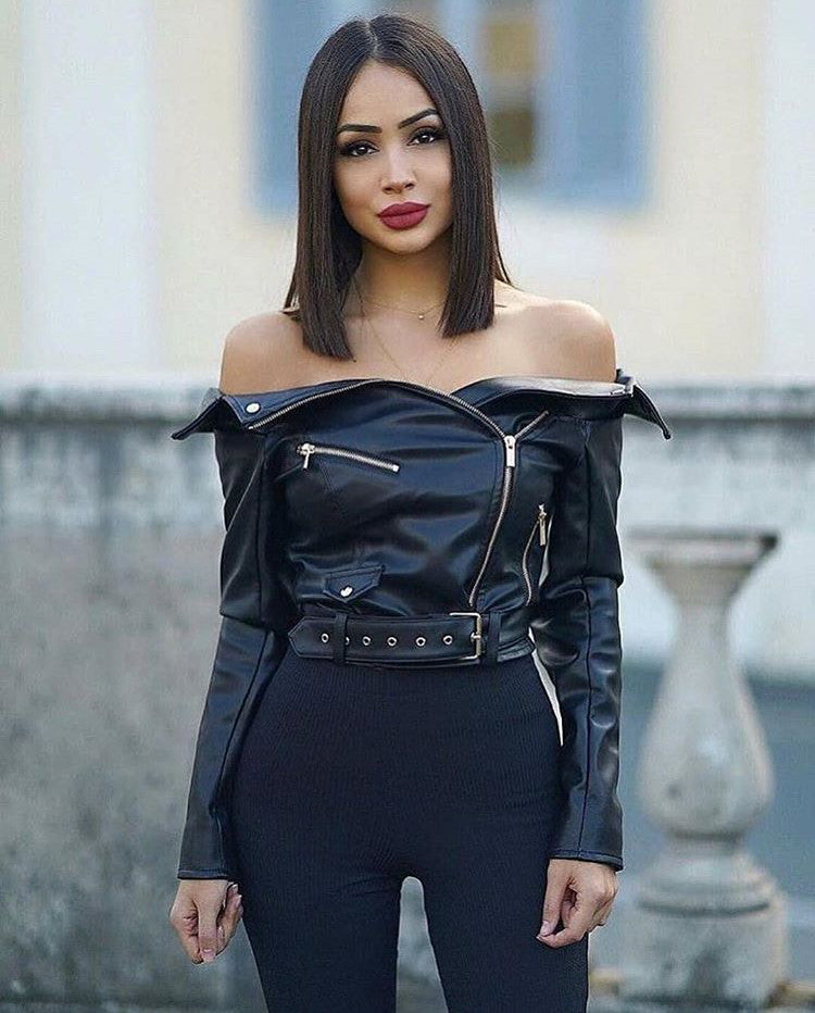 Giacca ecopelle Shoulderoff