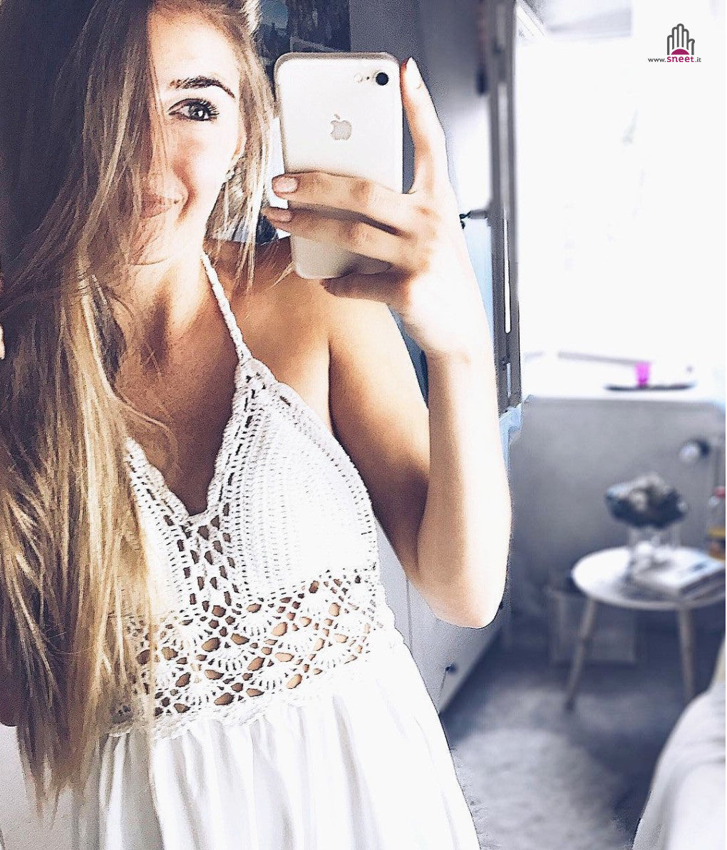 Long crocket maxidress