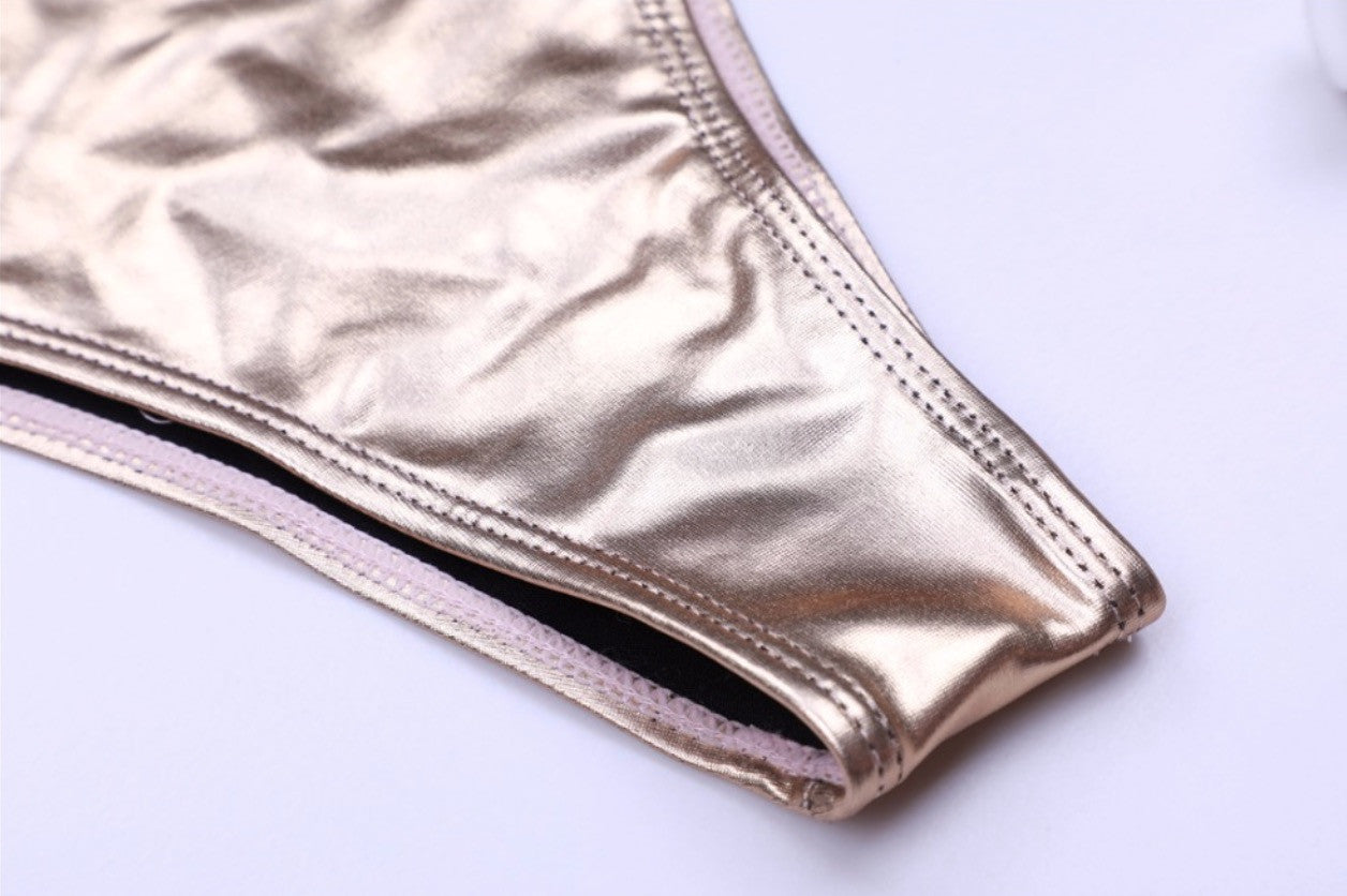 Costume intero metallizzato Kamana