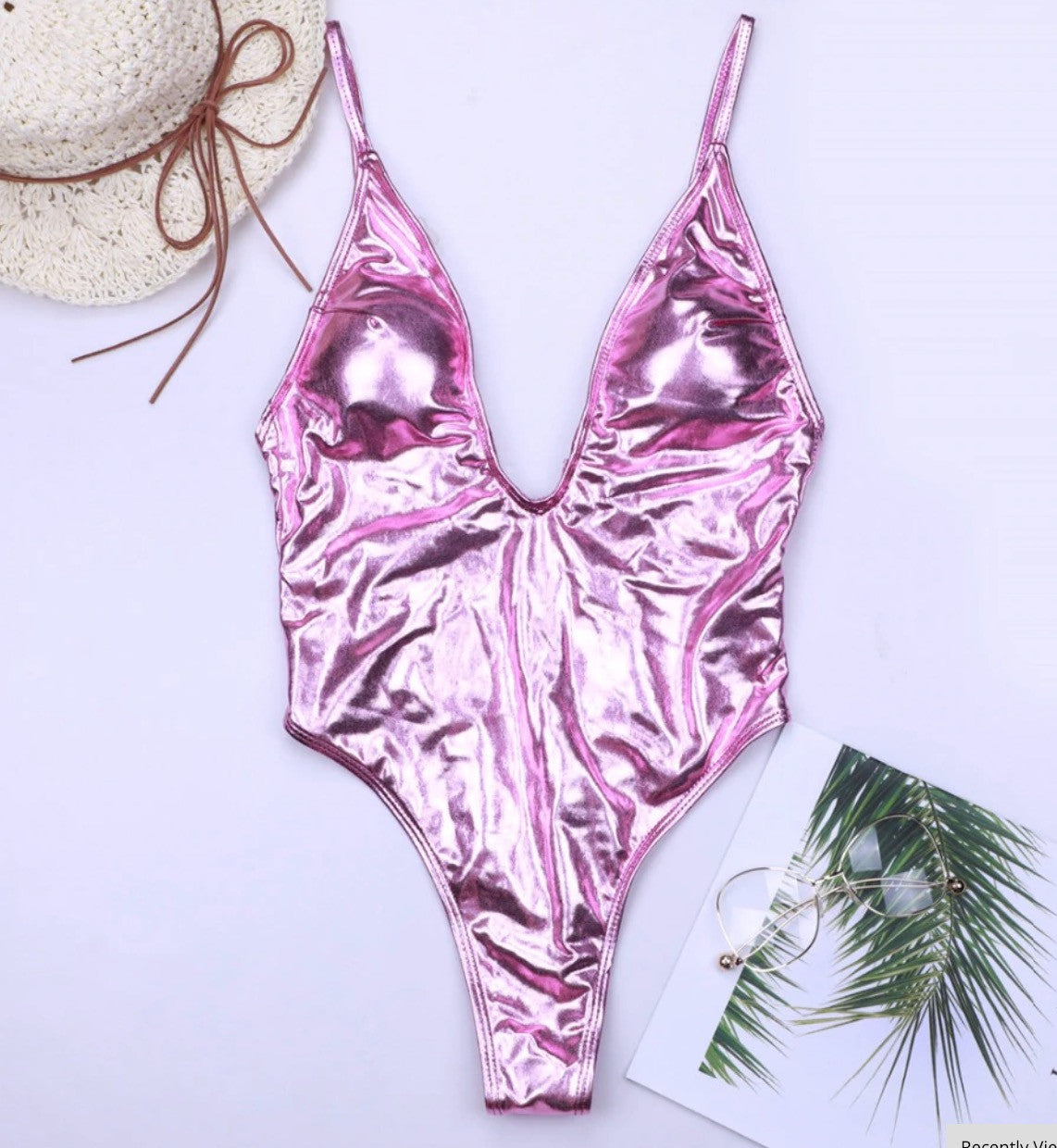 Costume intero metallizzato Kamana