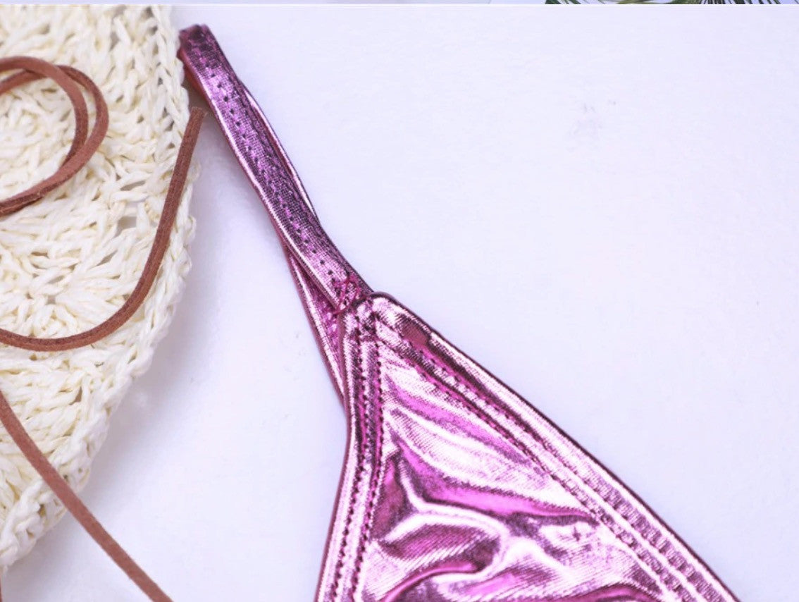 Costume intero metallizzato Kamana