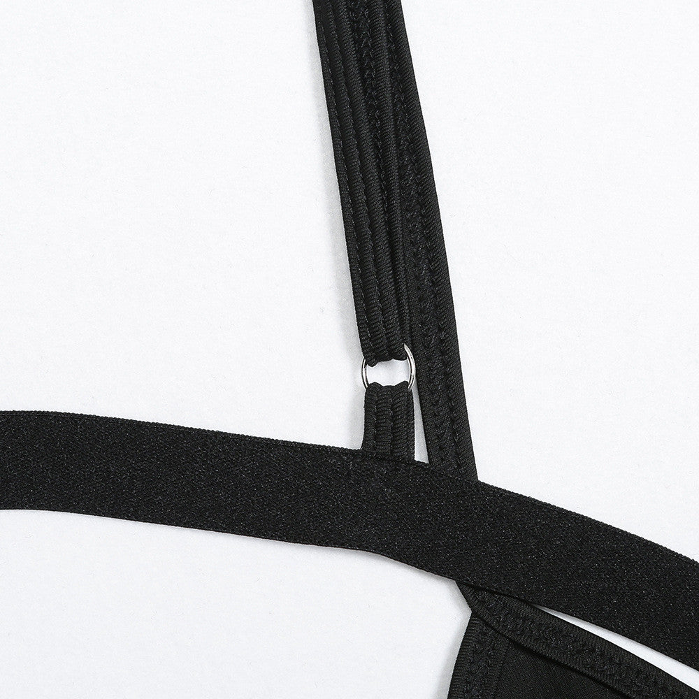 Bikini strass gold silver