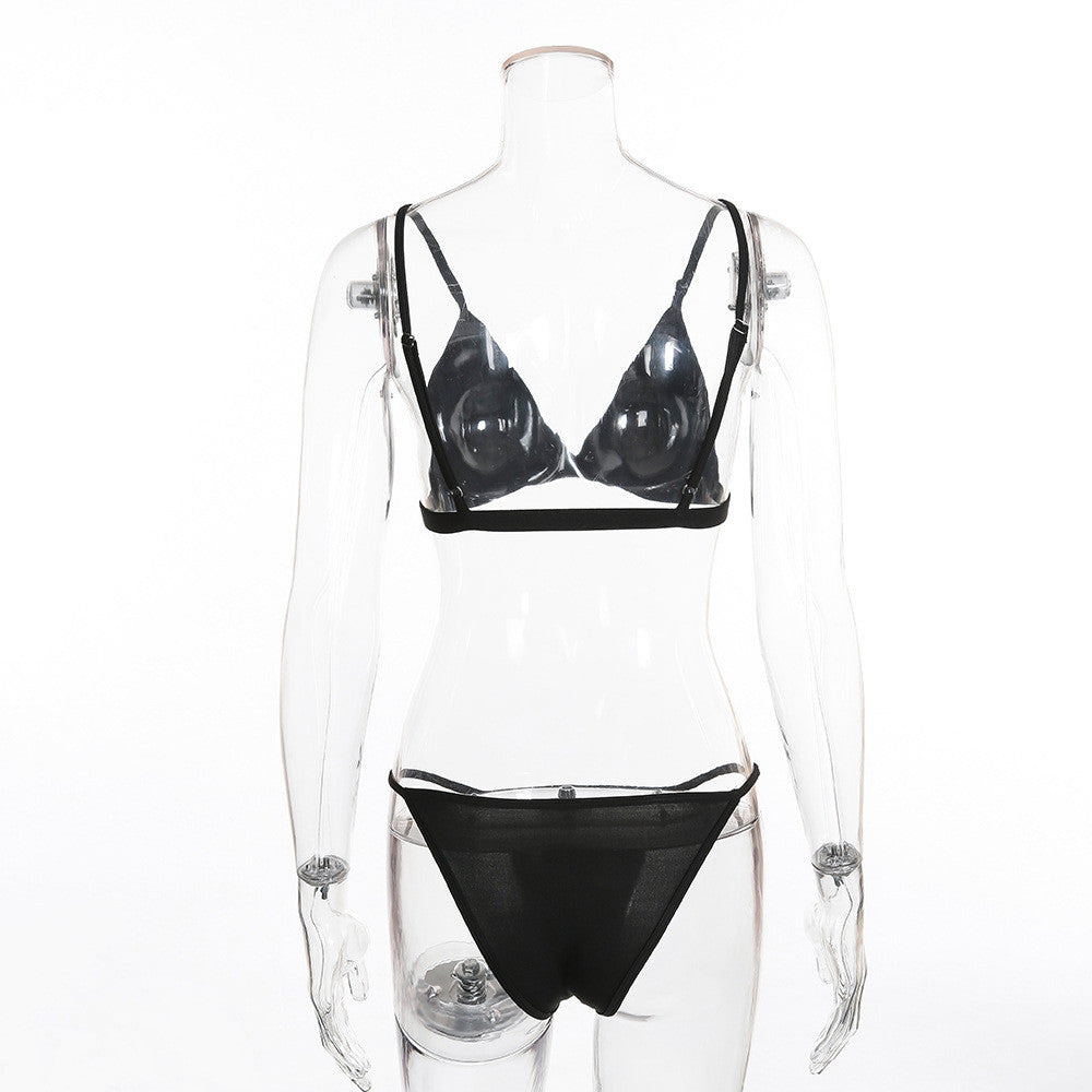 Bikini strass gold silver