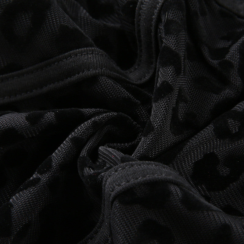 Body black animalier