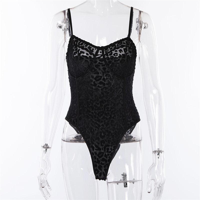 Body black animalier