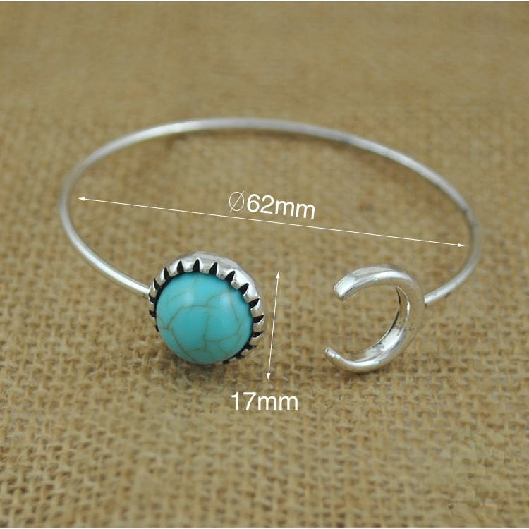 Bracciale Moon and Sun - dettaglio pietra decorata | Dream Shop