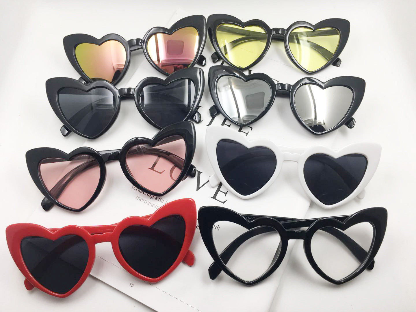 Occhiali da sole big heart