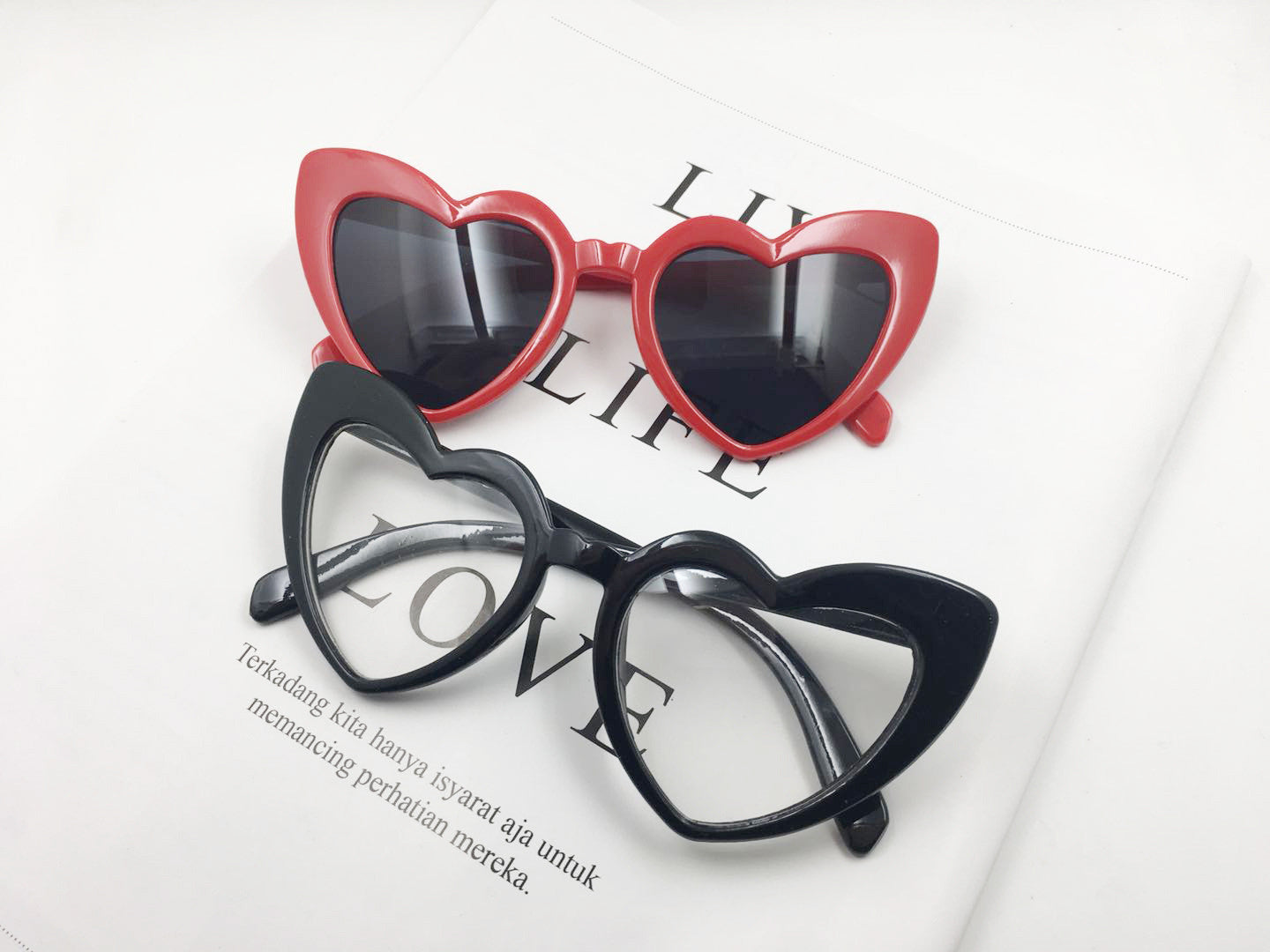 Occhiali da sole big heart