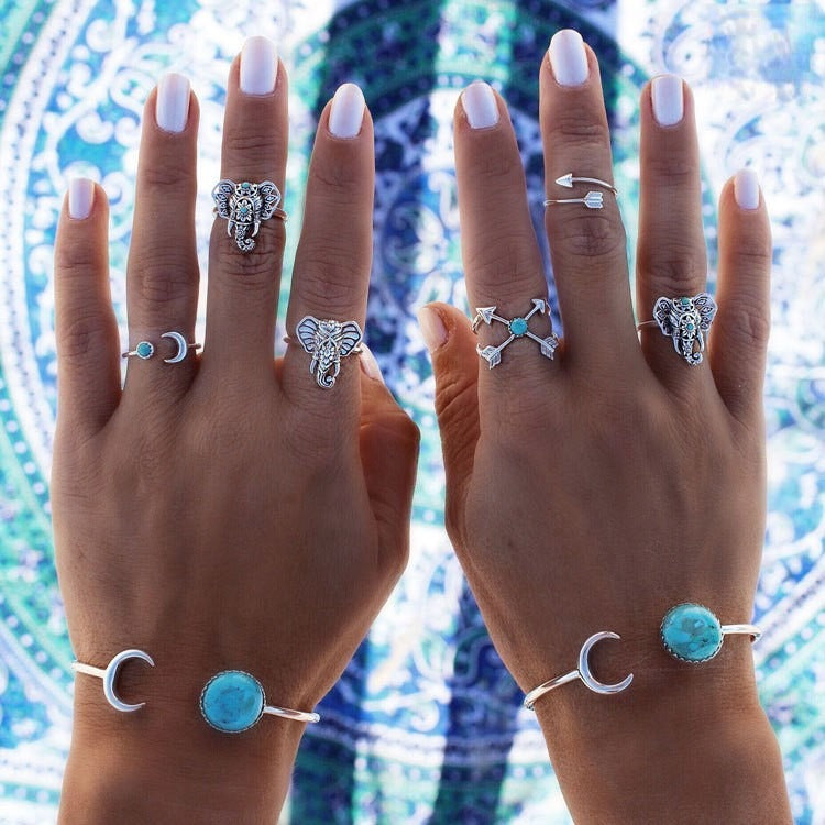Bracciale Moon and Sun - bracciale boho mistico | Dream Shop