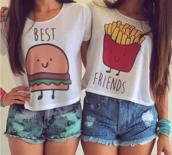 T-shirt Best Friend Fastfood