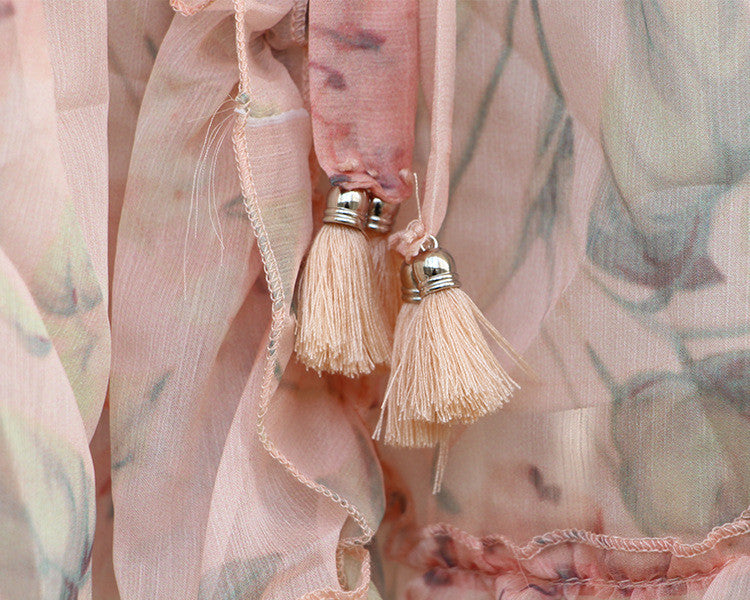 Abitino floral rouges