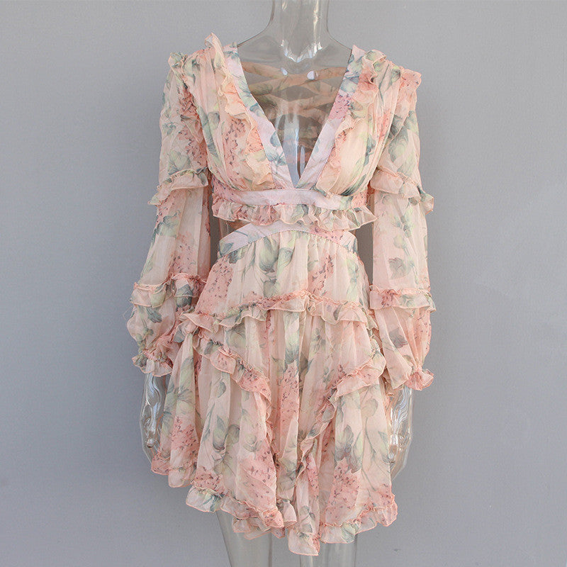 Abitino floral rouges