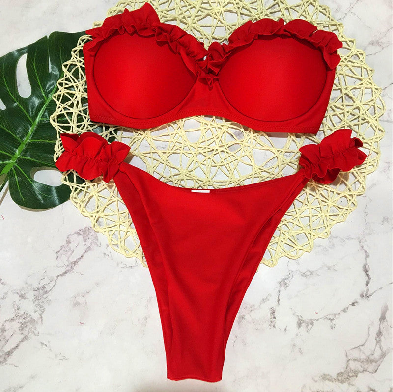 Bikini red rouges