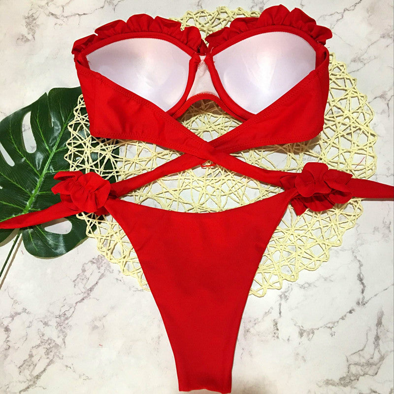 Bikini red rouges